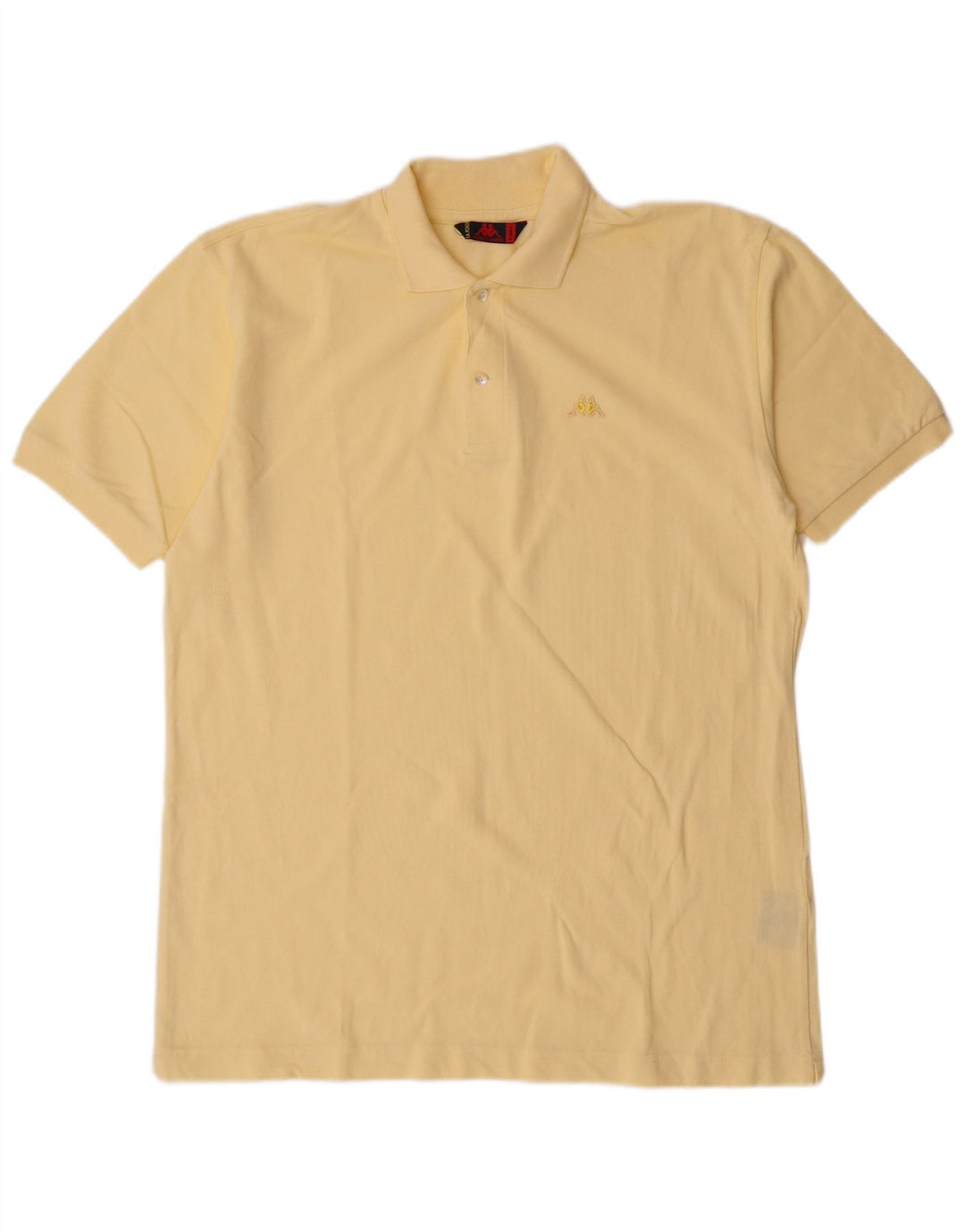 Polo Kappa Uomo XL Cotone Giallo