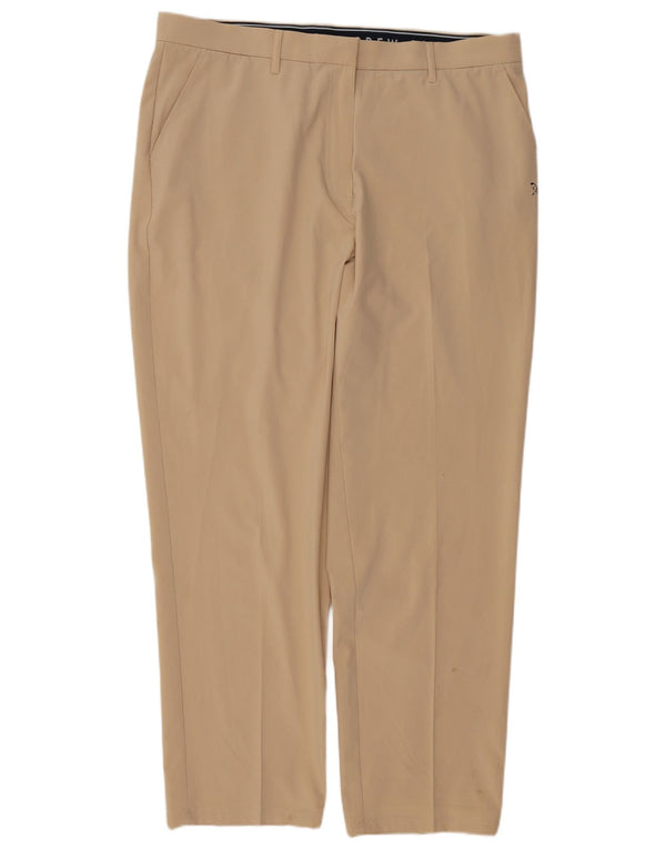 Crew Clothing Pantaloni chino dritti da donna UK 18 XL W40 L32 Beige
