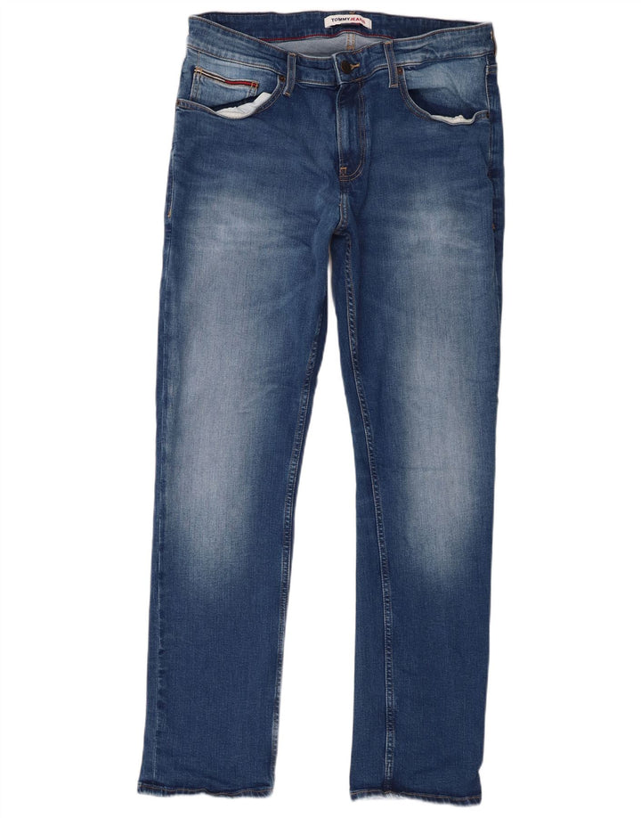 Tommy Hilfiger Uomo Ryan Regular Jeans dritti W34 L32 Cotone Blu