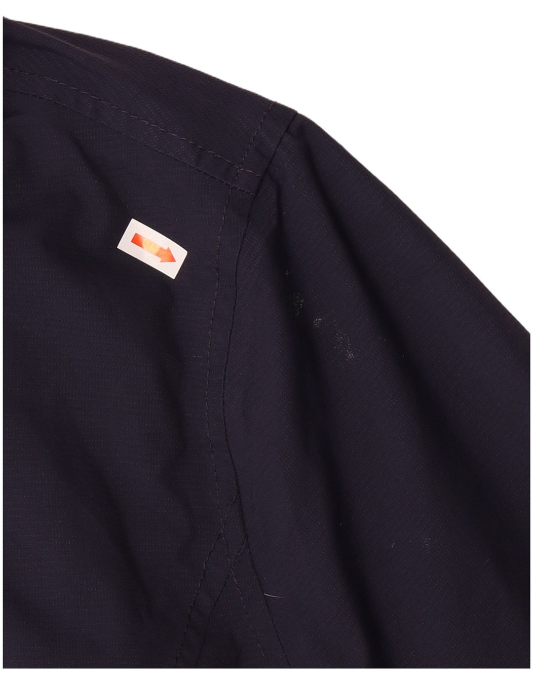 JOULES Giacca a vento con cappuccio da donna UK 18 XL Blu navy a righe