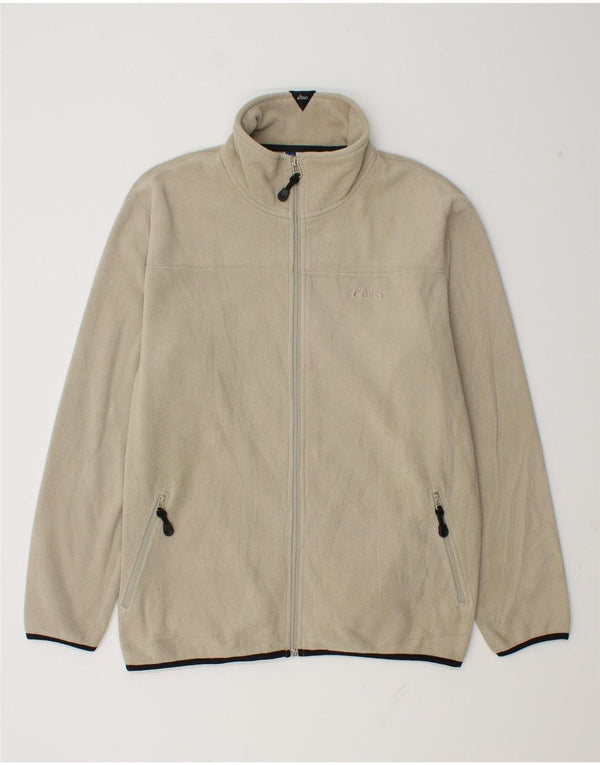 Giacca in pile da uomo Asics UK 40 Large Beige Poliestere
