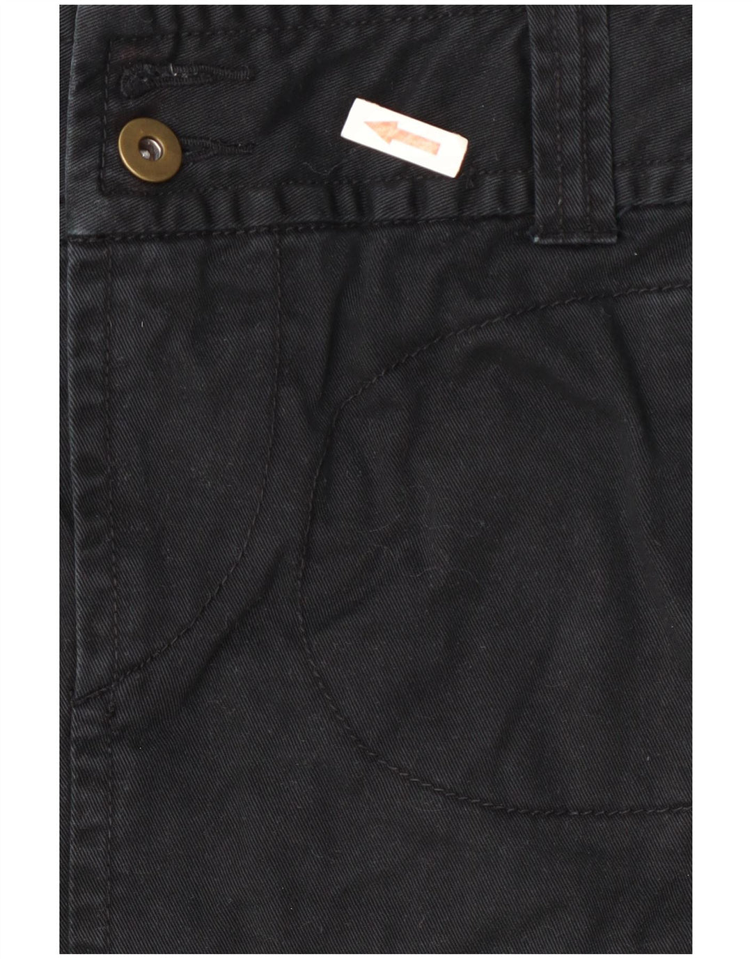 Gonna mini cargo da donna Benetton W28 blu navy medio