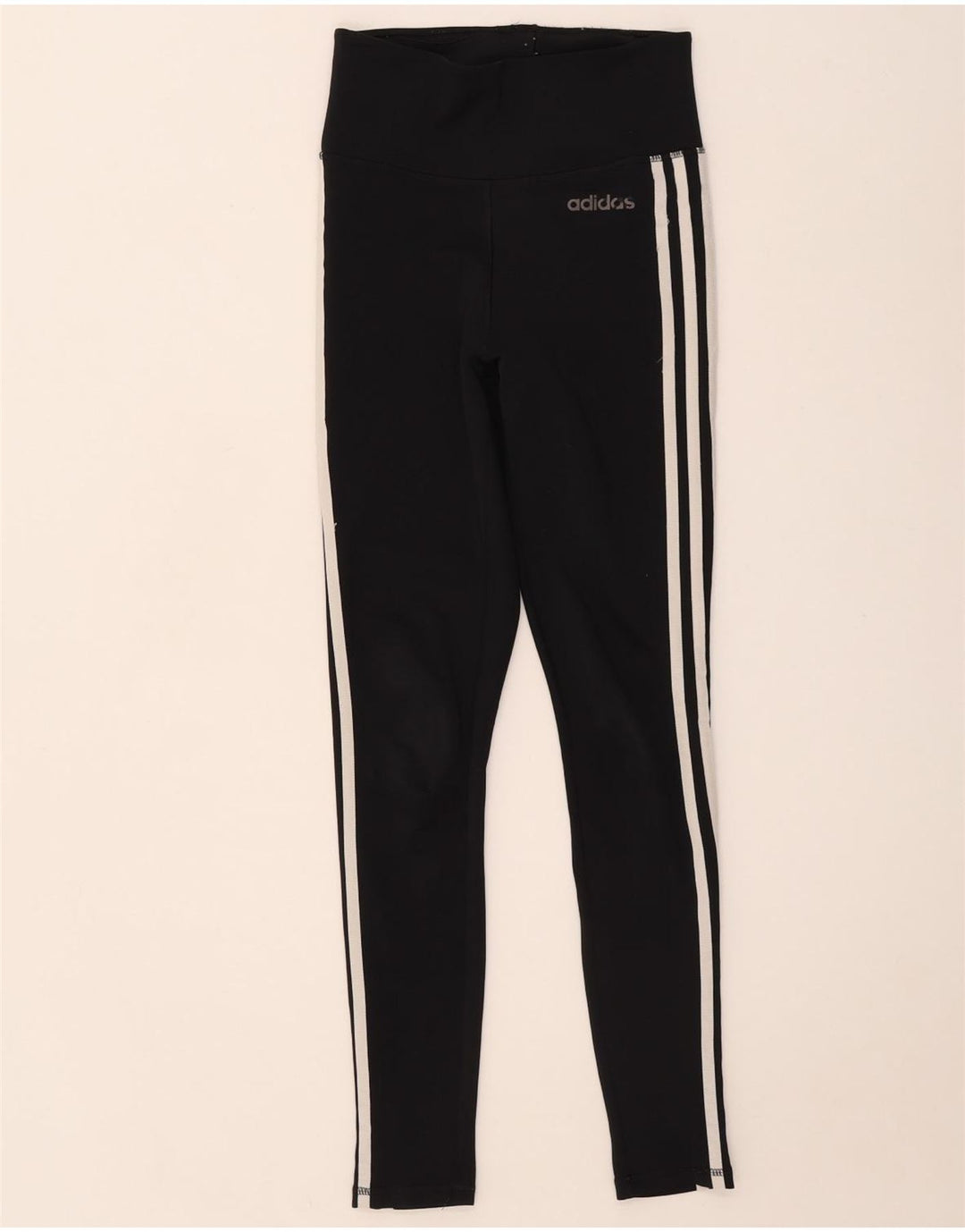 Adidas Womens Climalite Leggings UK 4/6 XS Black Polyester