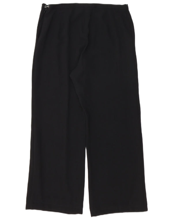MAX MARA Womens Straight Cropped Trousers UK 12 Medium W32 L26 Black