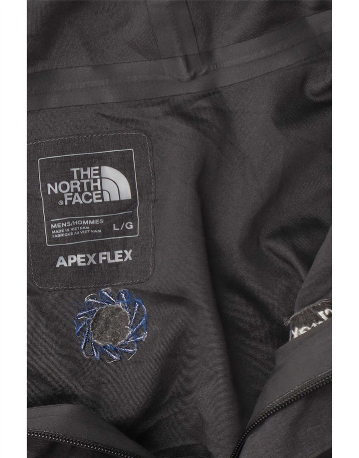 Giacca antipioggia da uomo con cappuccio The North Face UK 40 Large Grigia