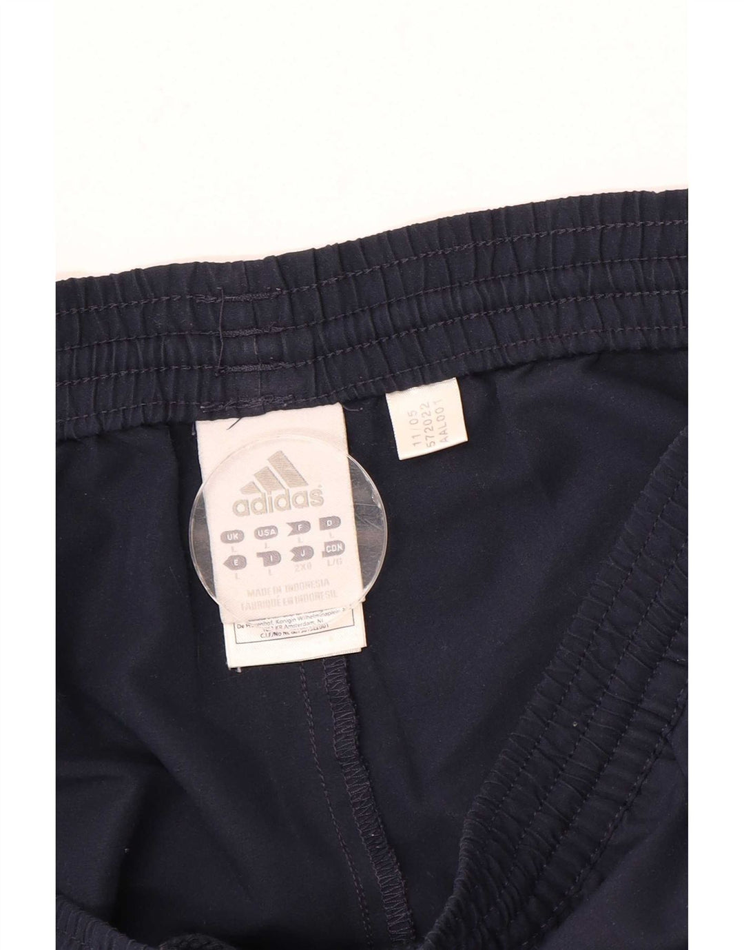 Pantaloni da tuta da uomo Adidas Joggers grandi in poliestere blu navy