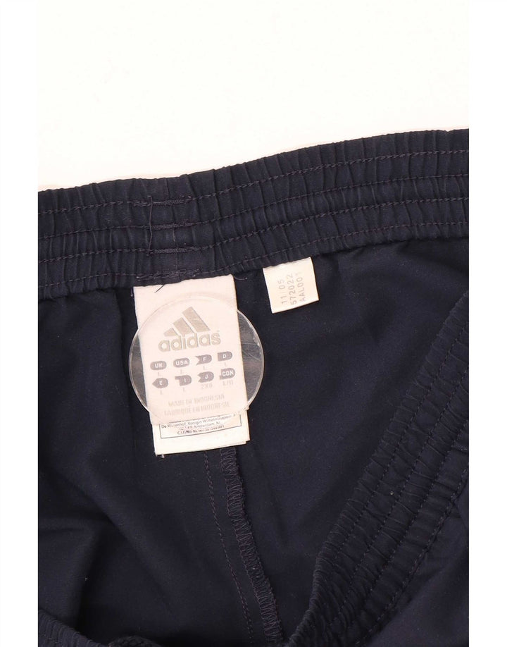 Pantaloni da tuta da uomo Adidas Joggers grandi in poliestere blu navy