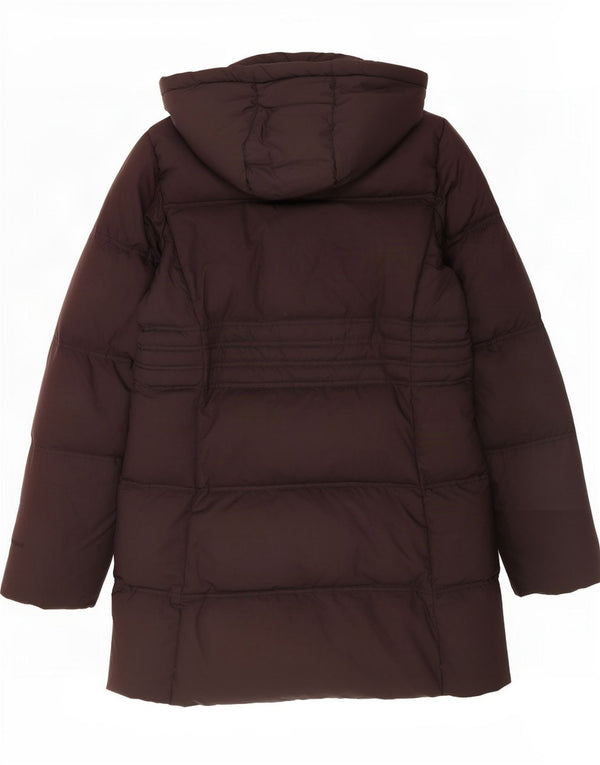 Cappotto imbottito con cappuccio da donna Gas UK 14 Poliestere marrone medio