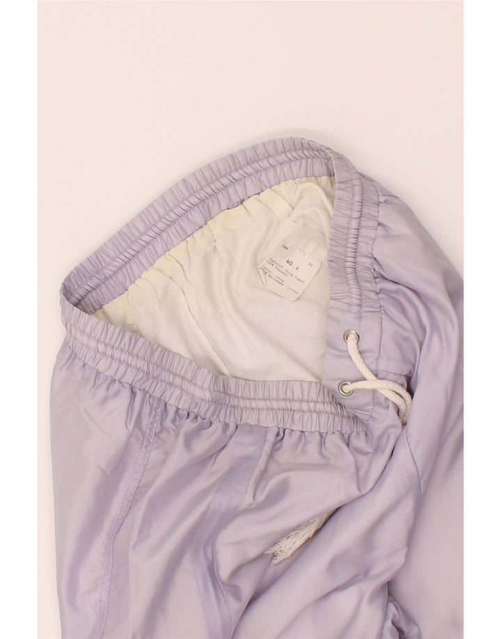VINTAGE Womens Windbreaker Trousers EU 40 Medium  Purple Polyamide Vintage Vintage and Second-Hand Vintage from Messina Hembry 