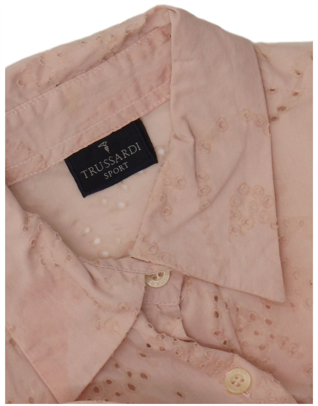 Camicetta da donna trasparente Trussardi UK 14 Rosa medio