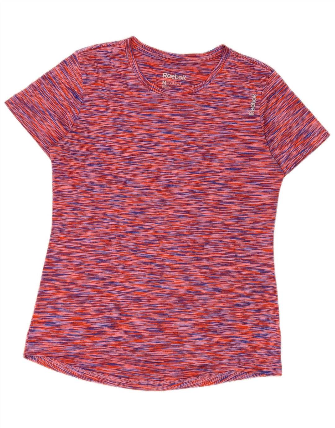 T-shirt Reebok da donna Top UK 12 poliestere chiazzato multicolore medio