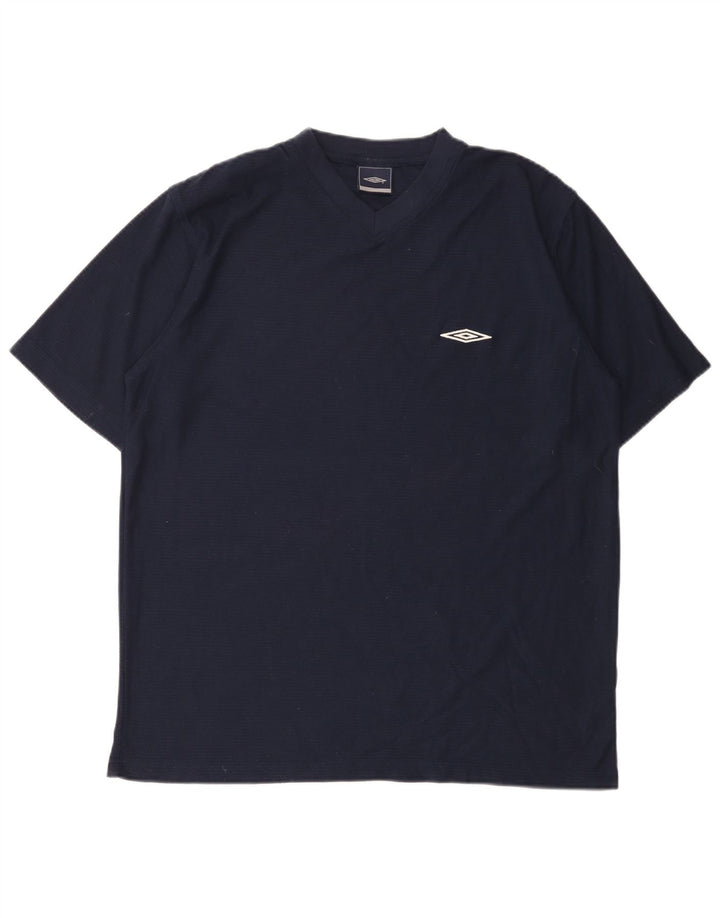 T-shirt da uomo Umbro Top XL blu navy in poliestere