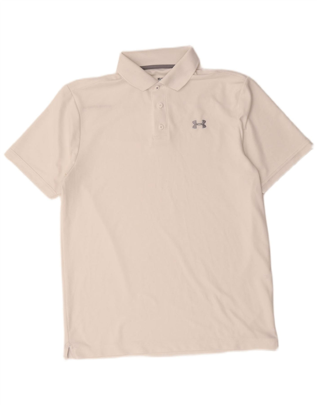 Polo Under Armour da uomo Heat Gear bianca media