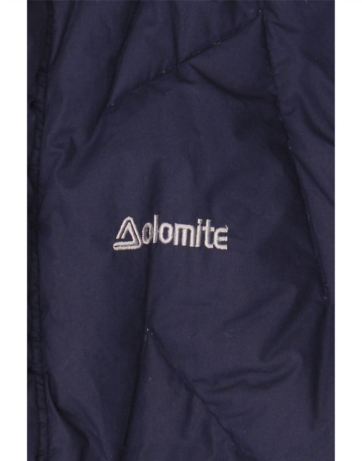 Giacca imbottita reversibile da uomo Dolomite UK 38 poliestere medio blu navy