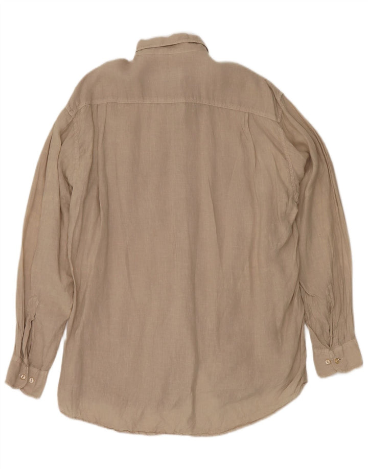 HUGO BOSS Mens Shirt Medium Beige