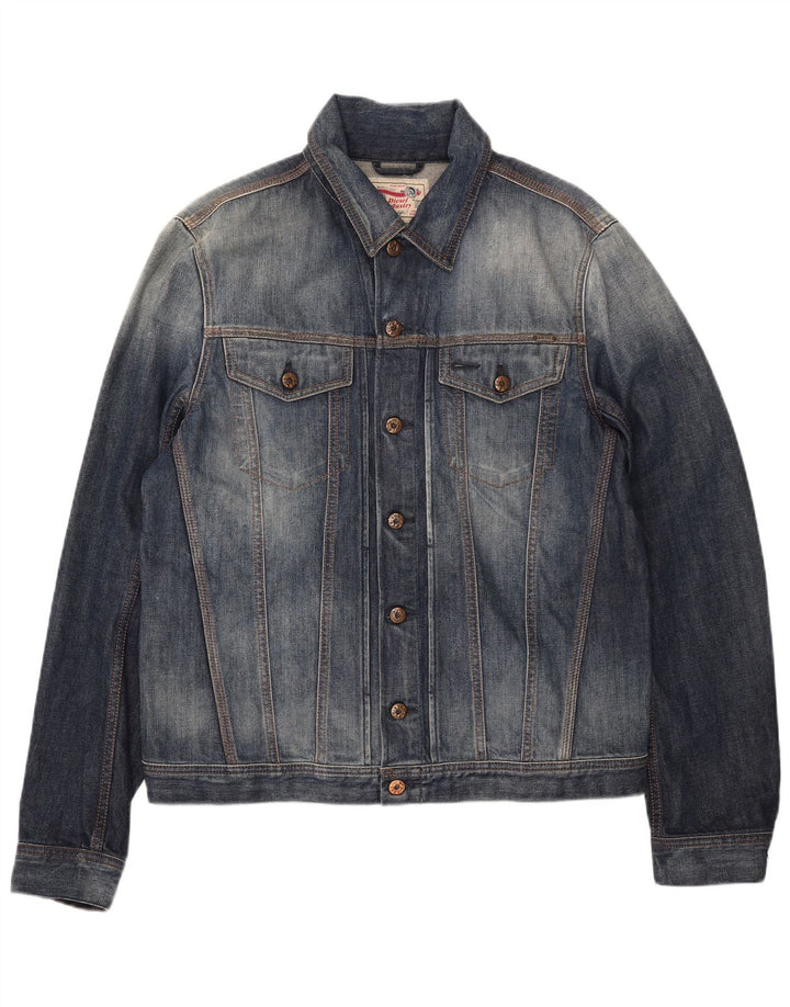 Giacca di jeans da uomo Diesel UK 42 XL cotone blu