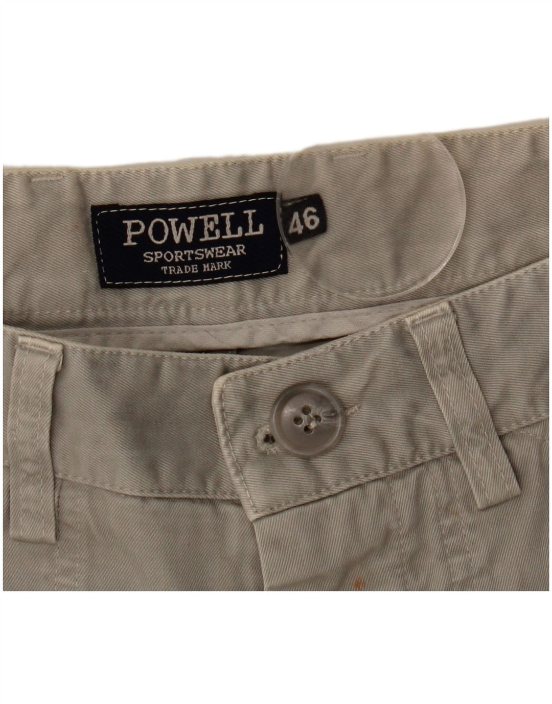 Pantaloni cargo dritti da uomo Powell W32 L28 Grigi