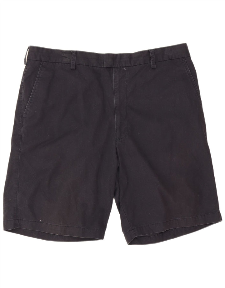 Pantaloncini chino da uomo Marks & Spencer W38 XL cotone blu navy