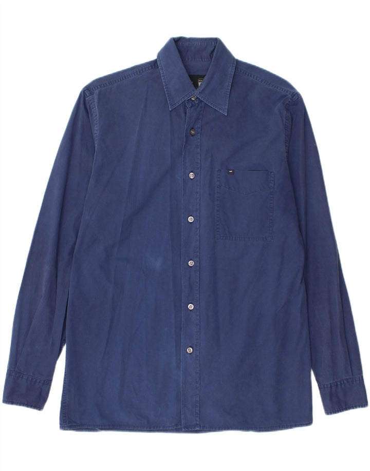Camicia Uomo Gas Small Cotone Blu Navy