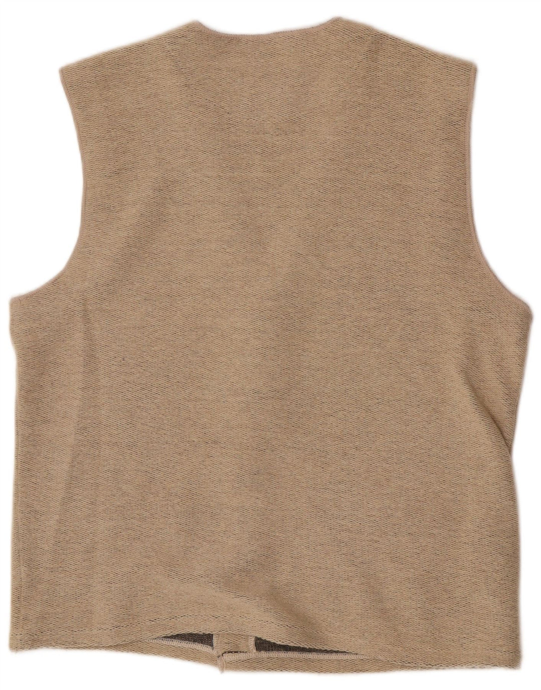 Gilet vintage da uomo 2XL in lana beige