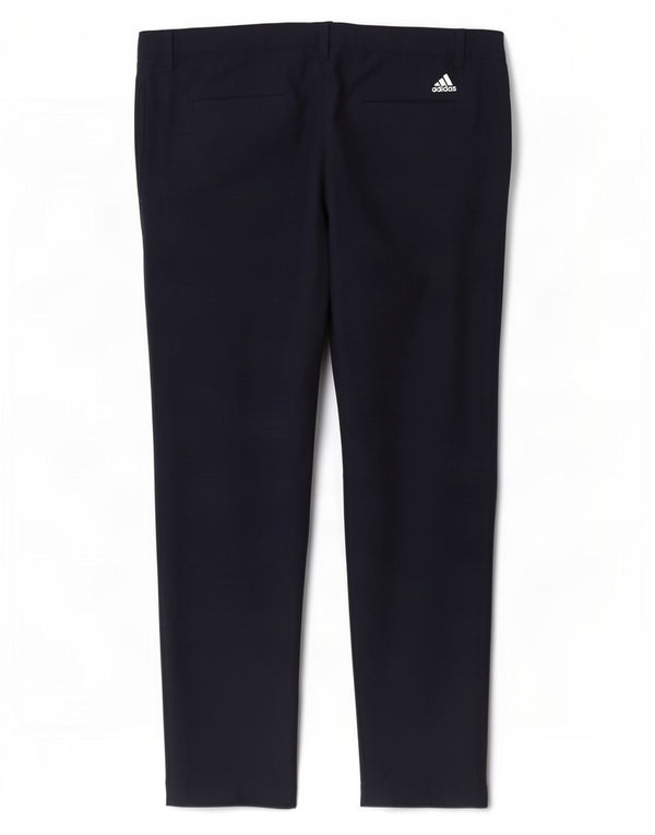 Pantaloni chino slim da uomo Adidas W40 L32 poliestere blu navy
