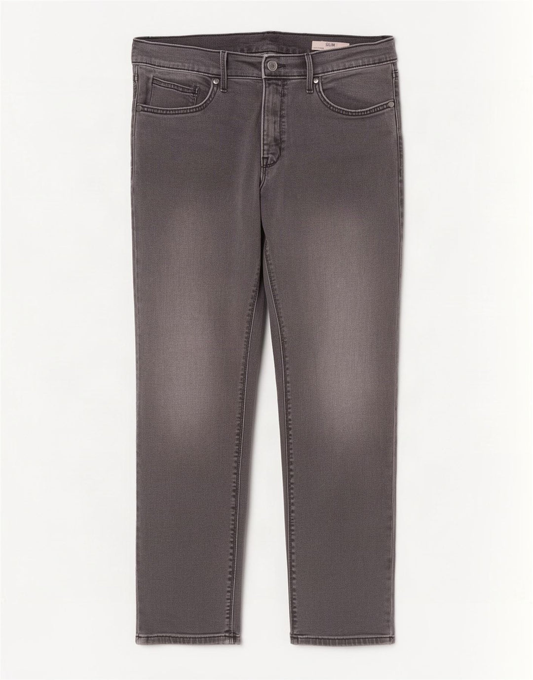 Jeans slim da uomo Marks & Spencer W34 L29 cotone grigio