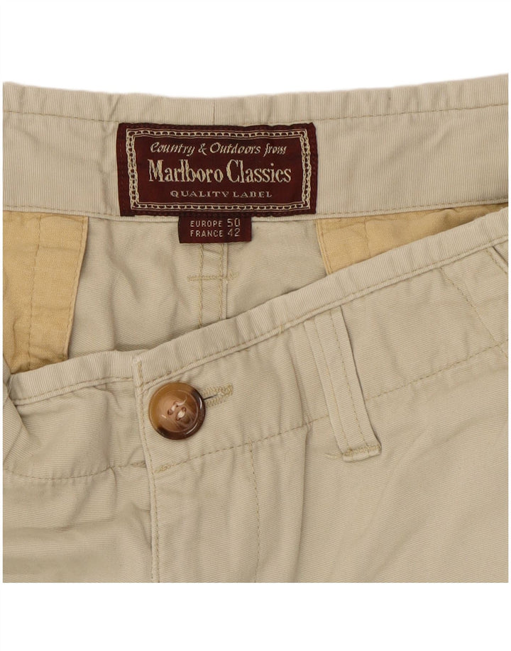 Pantaloncini cargo da uomo Marlboro Classics EU 50 Large W34 Beige