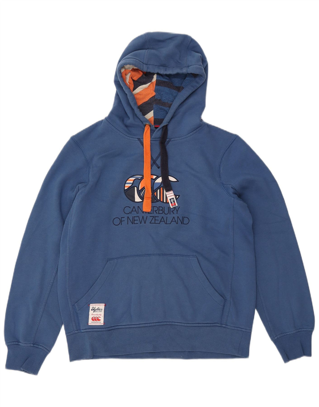Maglione con cappuccio grafico da uomo Canterbury Uglies blu medio