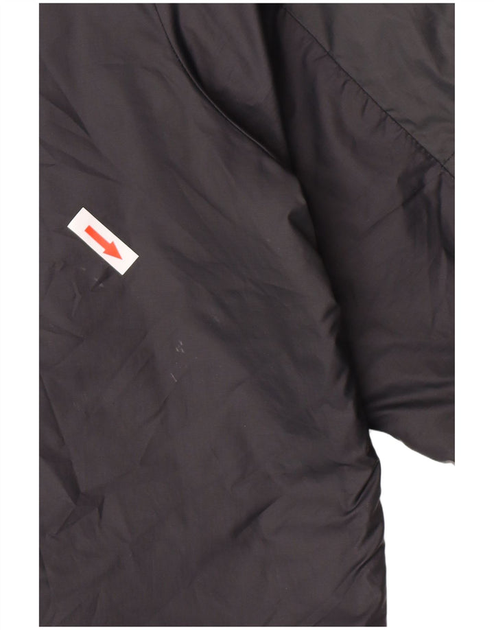 Giacca a vento con cappuccio da uomo Nike UK 40 grande poliestere nero