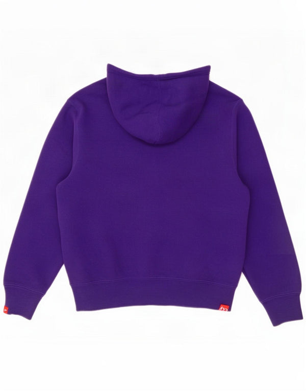 Maglione con cappuccio Nike da bambino 12-13 anni Large Viola Cotone