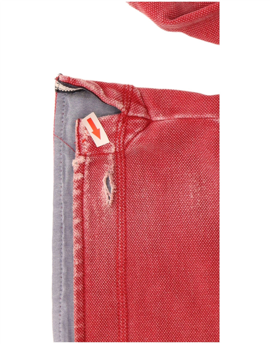 Crew Clothing Felpa con collo con zip da uomo Maglione 2XL Cotone rosso