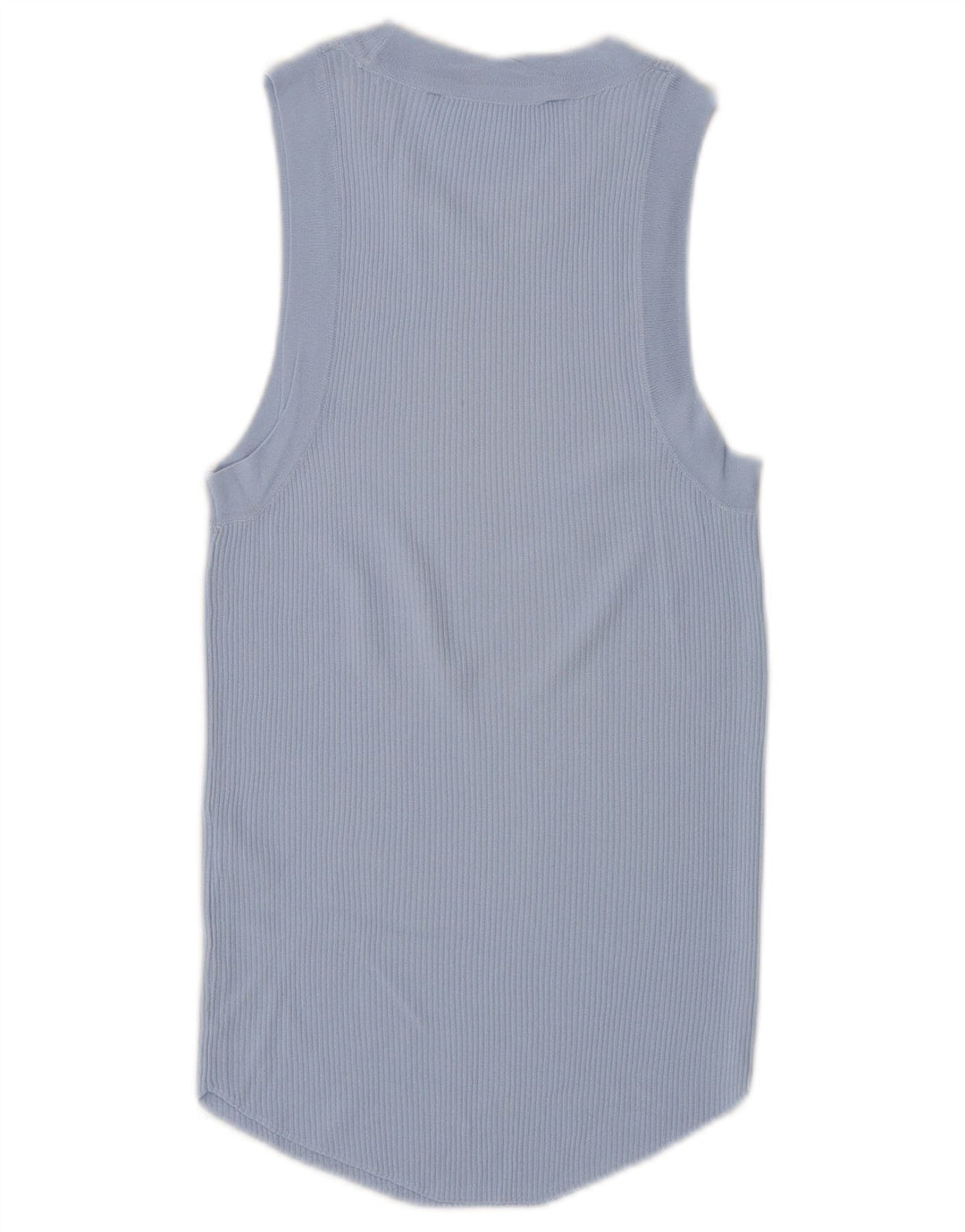 Canotta da donna Zara UK 12 in viscosa blu medio
