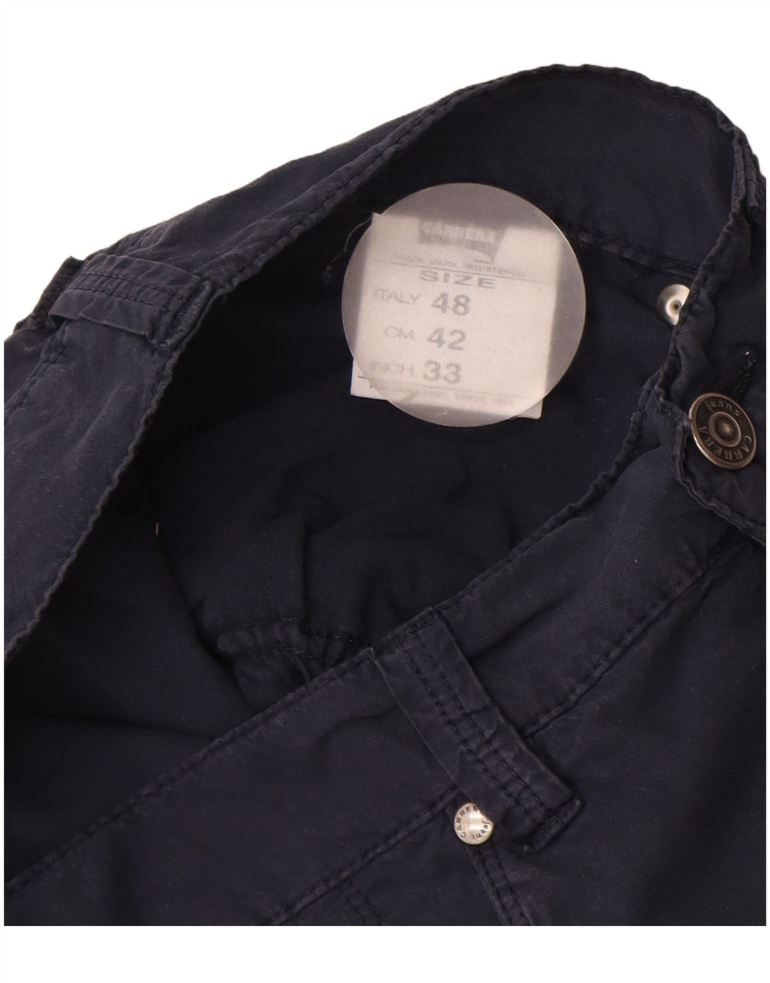 Pantaloni casual dritti da uomo CARRERA IT 48 Medium W30 L33 Blu Navy