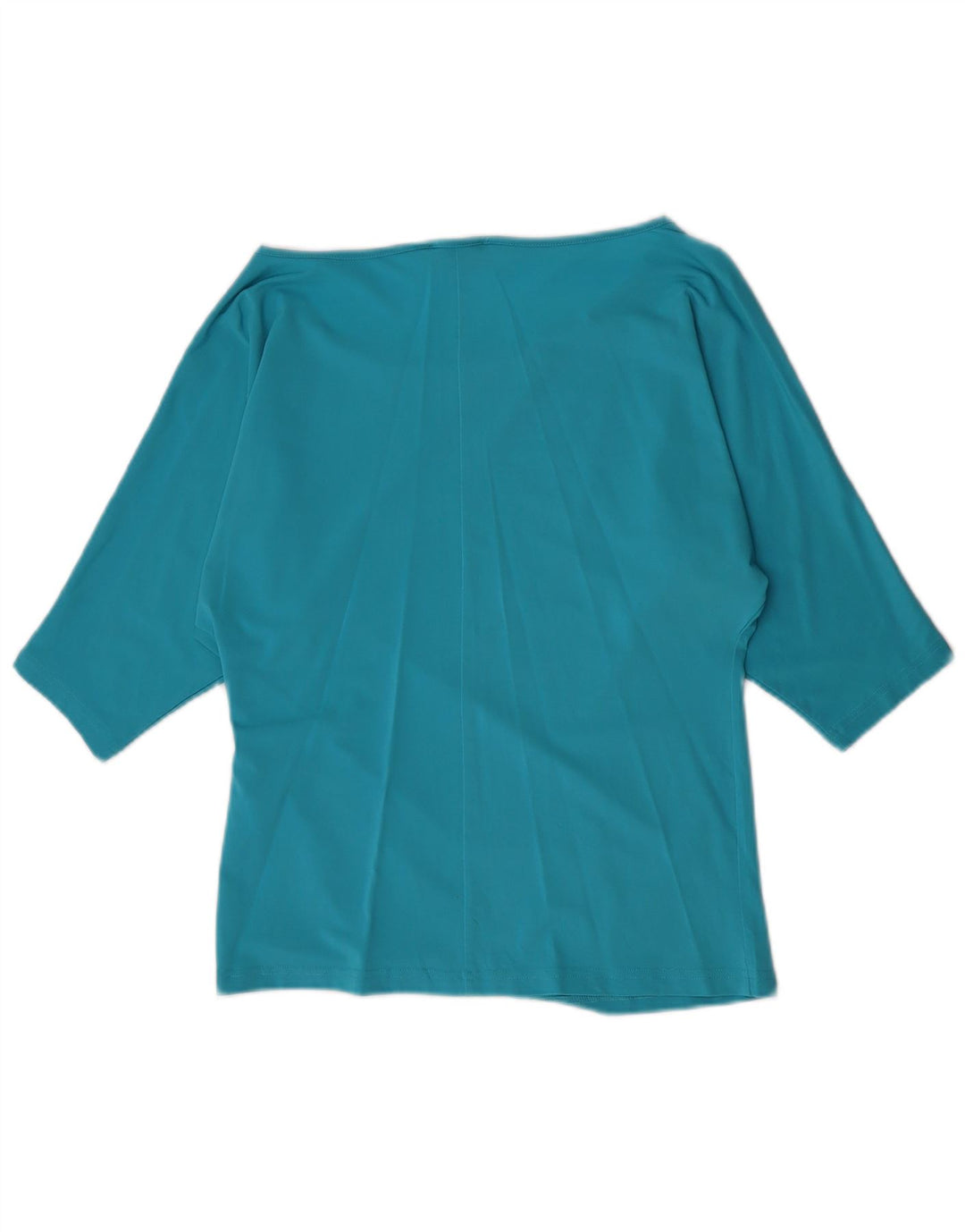 Camicetta da donna con maniche a 3/4 Luisa Spagnoli Top UK 12 Viscosa blu medio