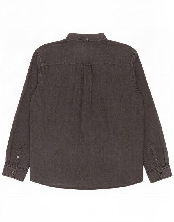 Camicia da uomo Wrangler XL in cotone grigio