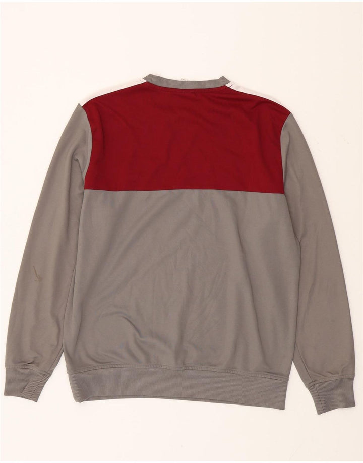 NEW ERA Felpa da uomo Cooperstown Maglione grande grigio color block