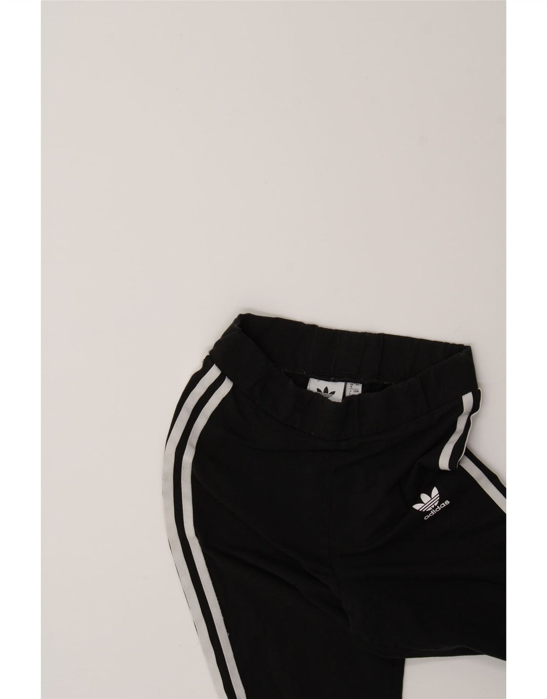 ADIDAS Womens Leggings UK 8 Small Black Cotton Vintage Adidas and Second-Hand Adidas from Messina Hembry 