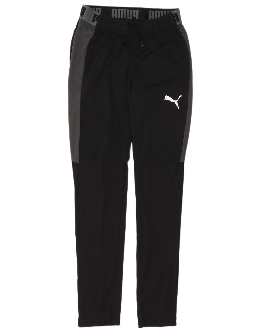 Pantaloni da tuta da uomo Puma Small Black Colourblock in poliestere sportivo