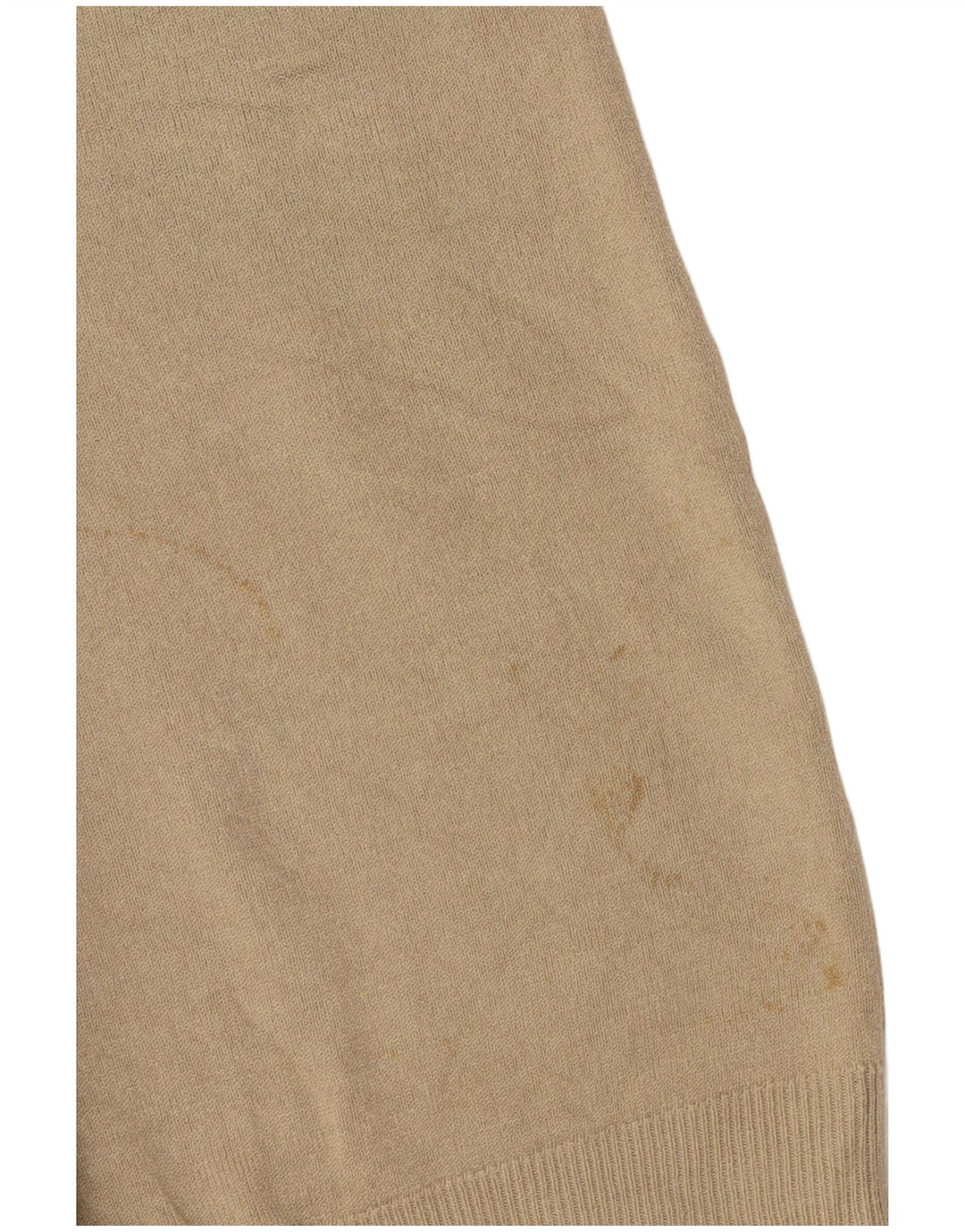 Maglione da uomo con scollo a V autografo Marks & Spencer piccolo acrilico beige