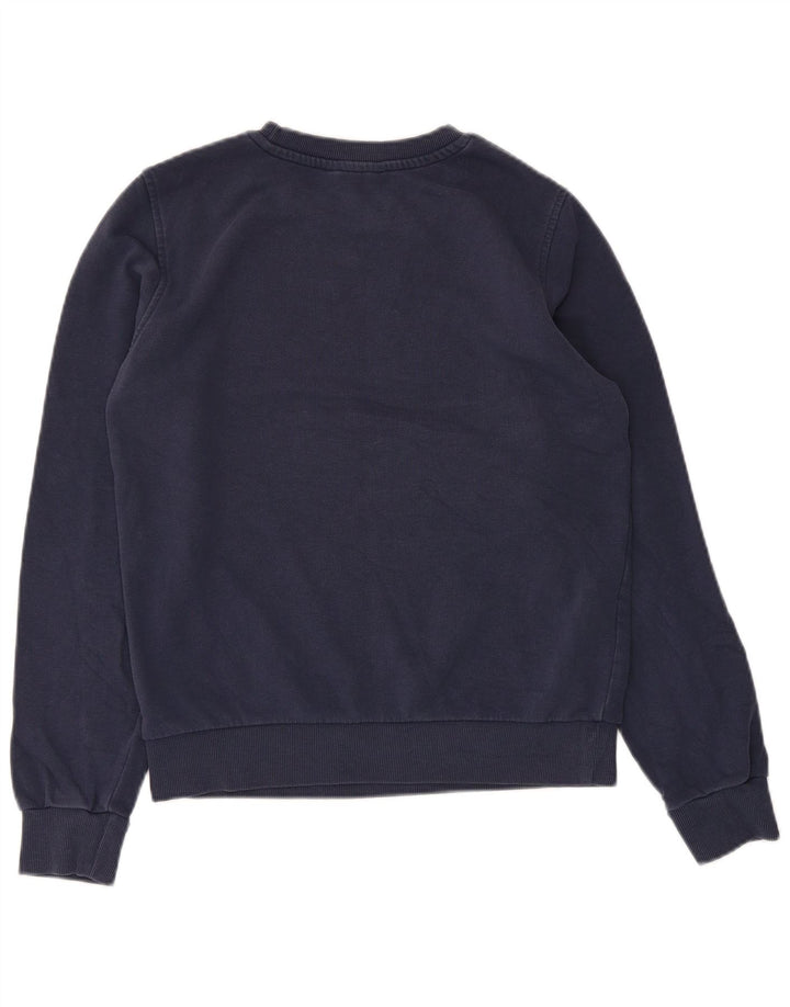 Felpa da donna Marks & Spencer UK 8 Small Blu Navy Cotone