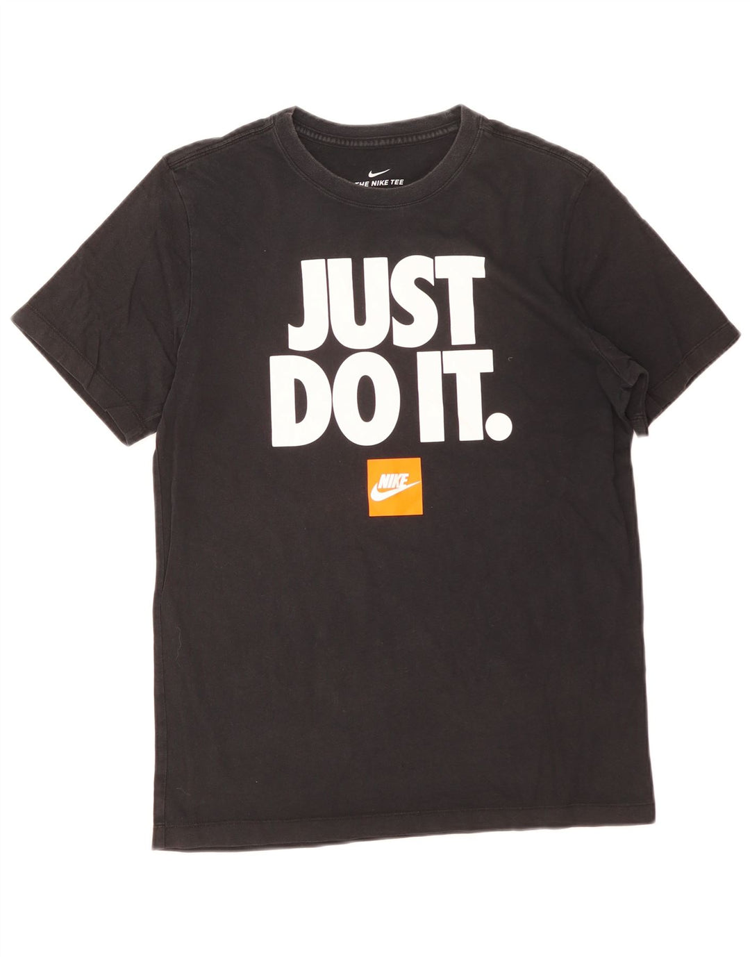 T-shirt grafica da uomo Nike Top in cotone nero medio
