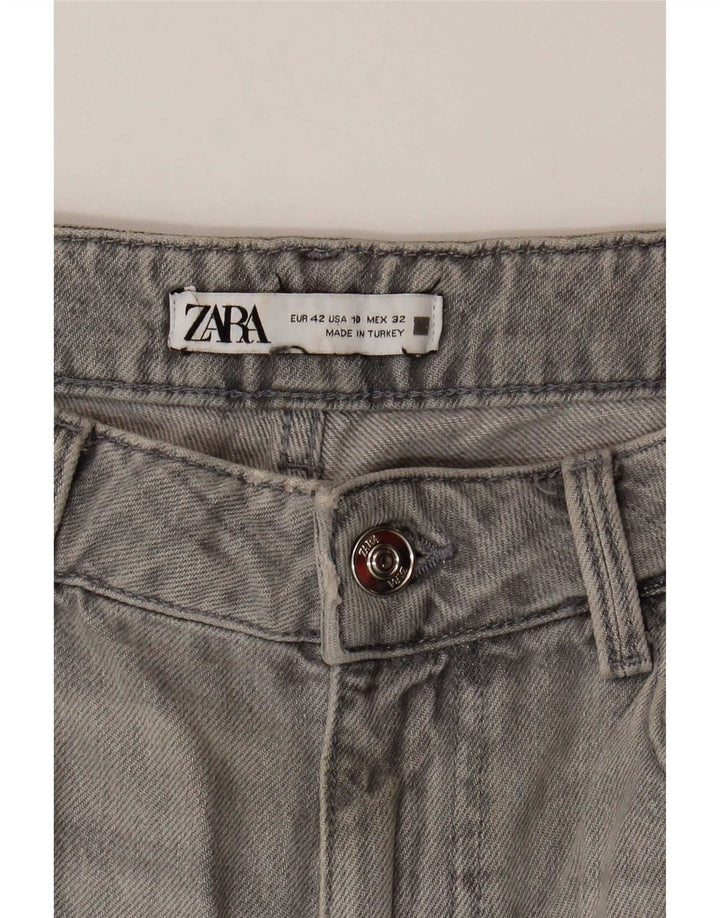 Jeans affusolati da donna Zara EU 42 Large W32 L27 Grigio