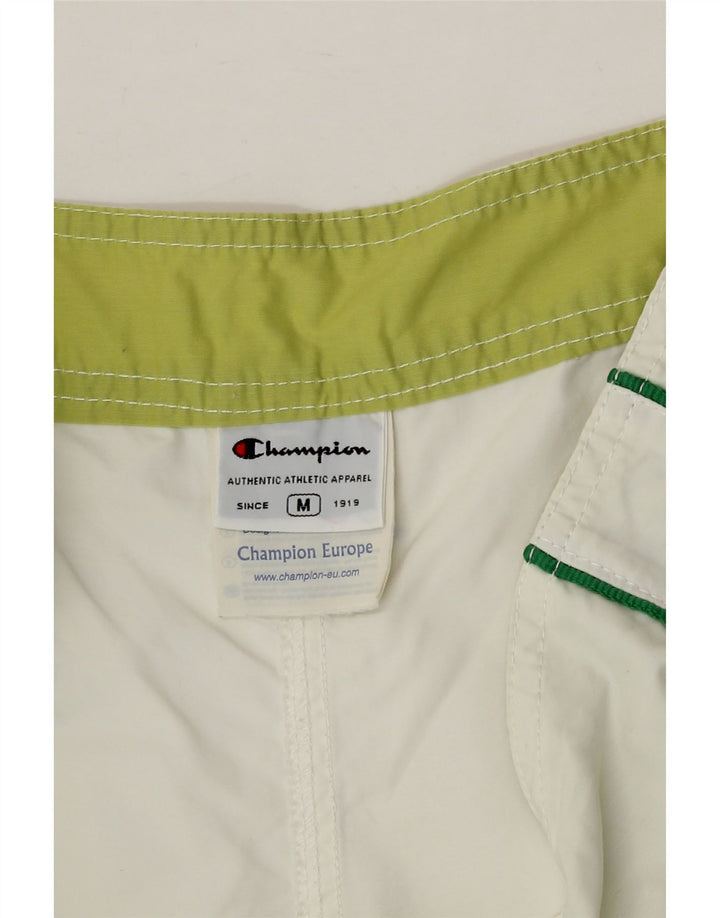 CHAMPION Womens Casual Shorts Medium W32 White Cotton Vintage Champion and Second-Hand Champion from Messina Hembry 