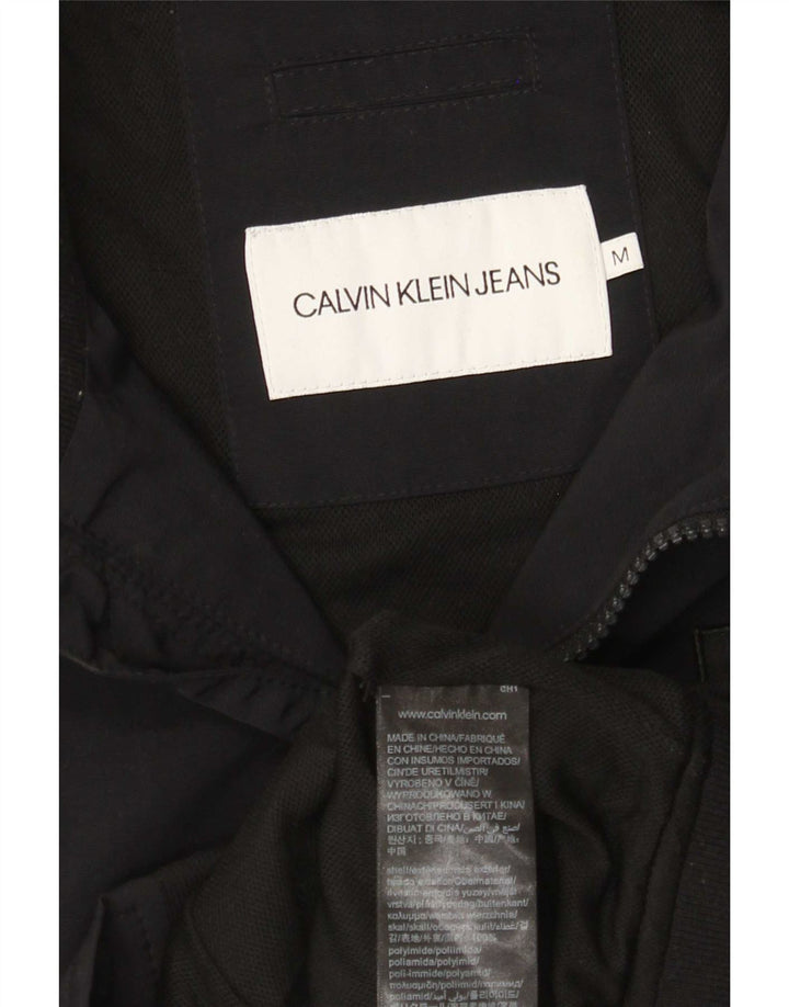 Giubbotto bomber da uomo Calvin Klein Jeans UK 38 medio nero poliammide