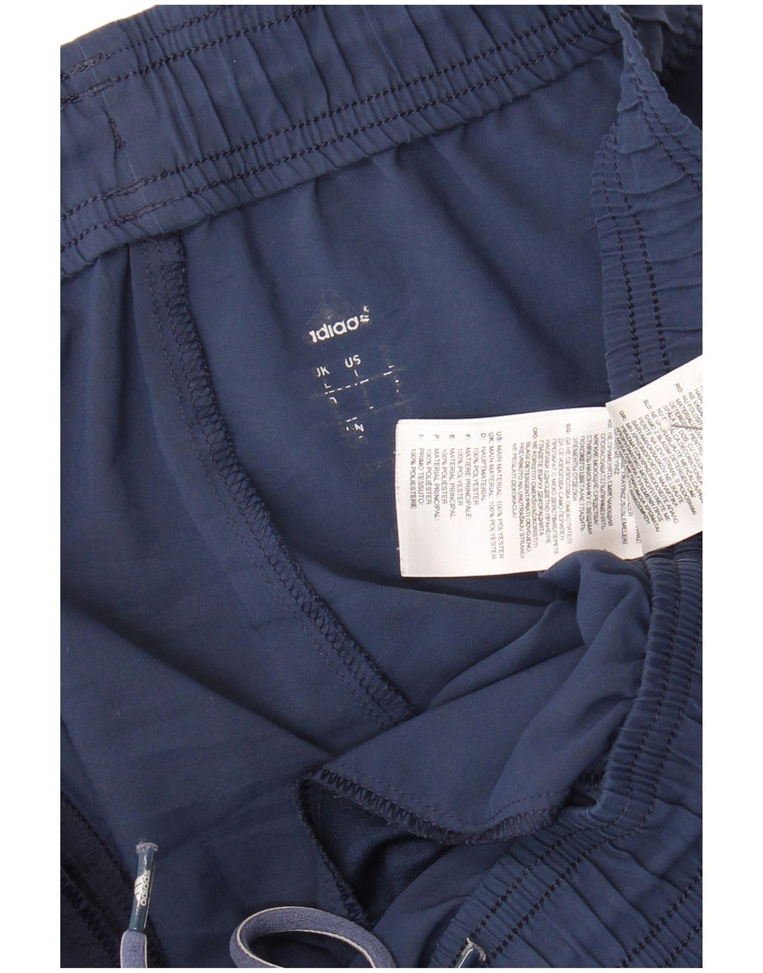 Pantaloncini sportivi da uomo Adidas Large blu navy in poliestere