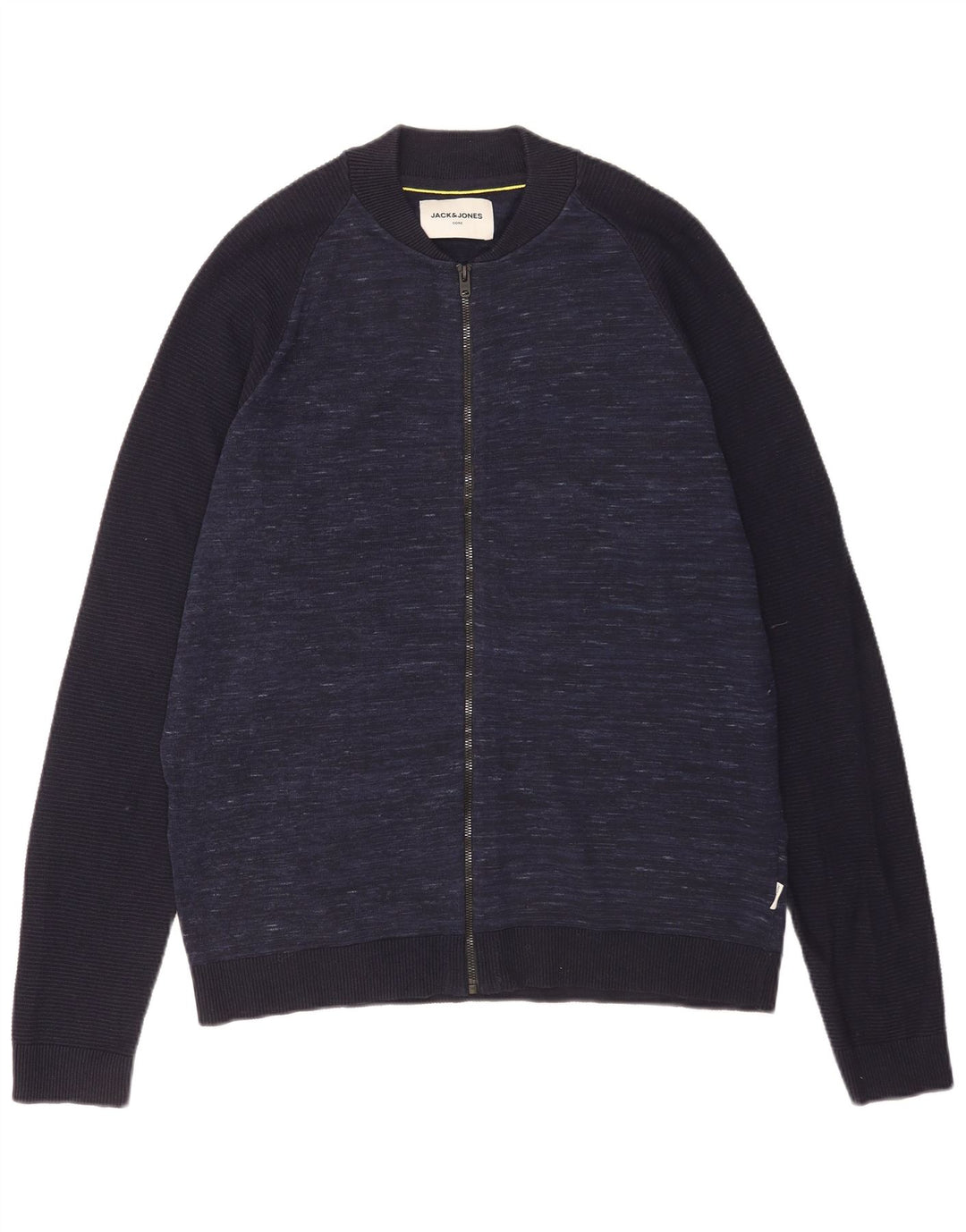 Maglione cardigan da uomo Jack & Jones XL blu navy screziato