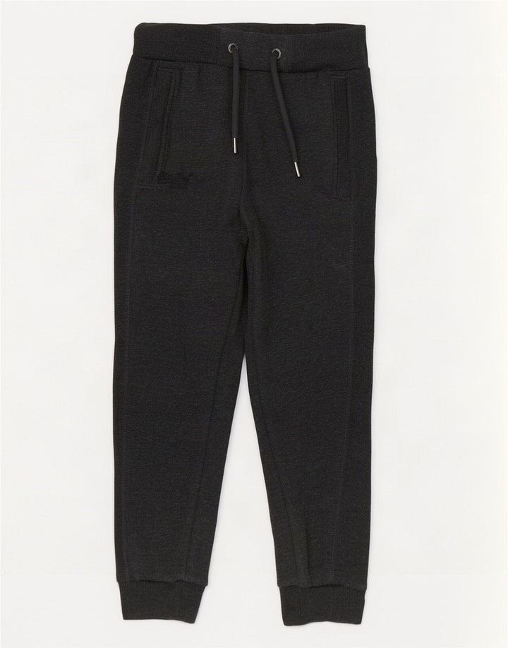 Pantaloni da tuta da uomo Superdry Joggers Small Cotone chiazzato grigio
