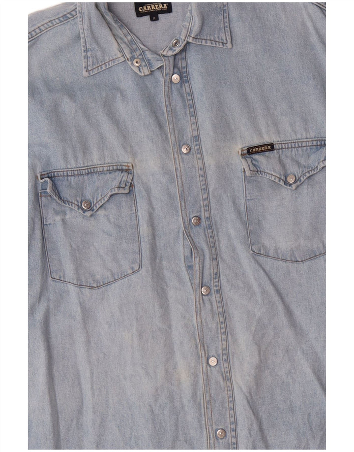 CARRERA Camicia Jeans Uomo Blu Medio Cotone