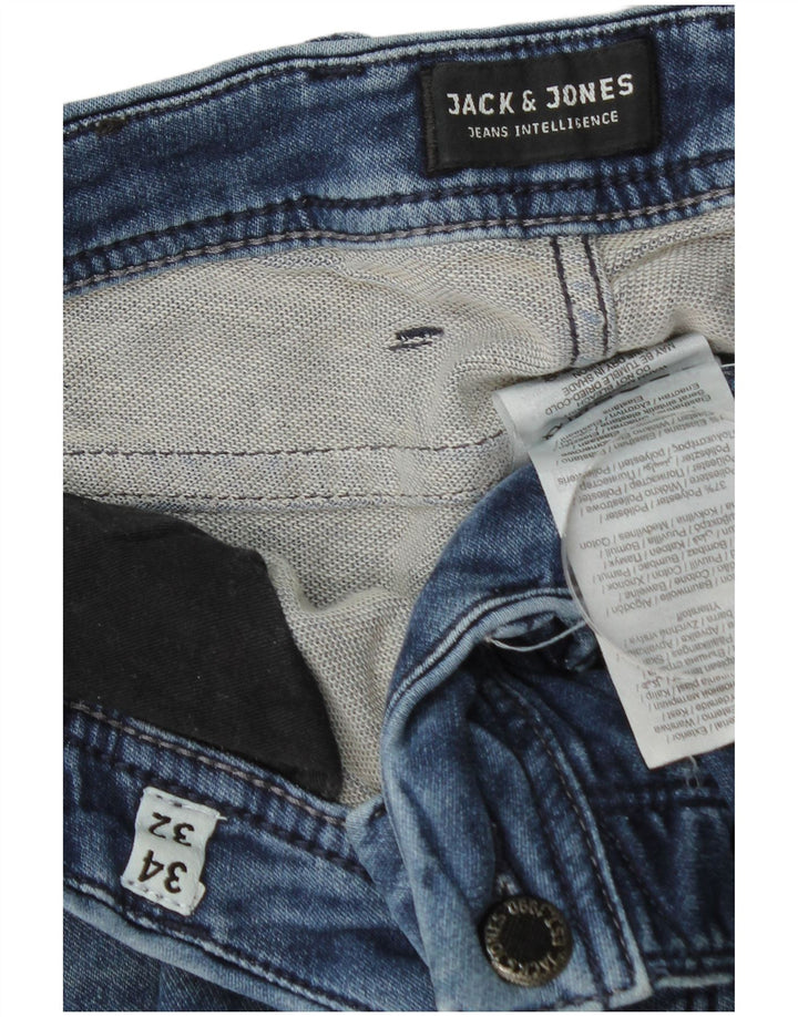 Jeans slim da uomo Jack & Jones W34 L32 cotone blu