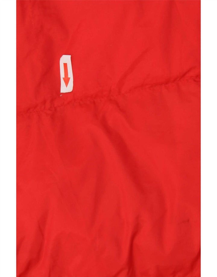 Giacca imbottita con cappuccio da uomo Kejo UK 36 piccola in nylon rosso